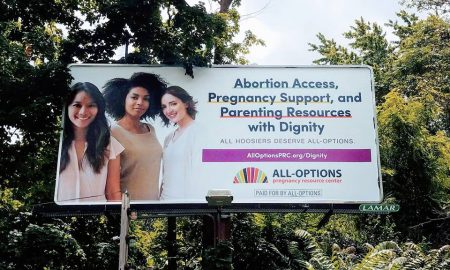 Image: All Options abortion billboards (Image credit Facebook)