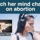 woman sees abortion