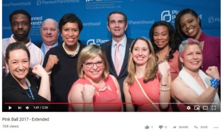 Image: VA Gov Ralph Northam at Planned Parenthood Pink Ball