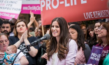 Image: Lila Rose led pro-life rally at Planned Parenthood, calling for Rep. Brian Sims to resign