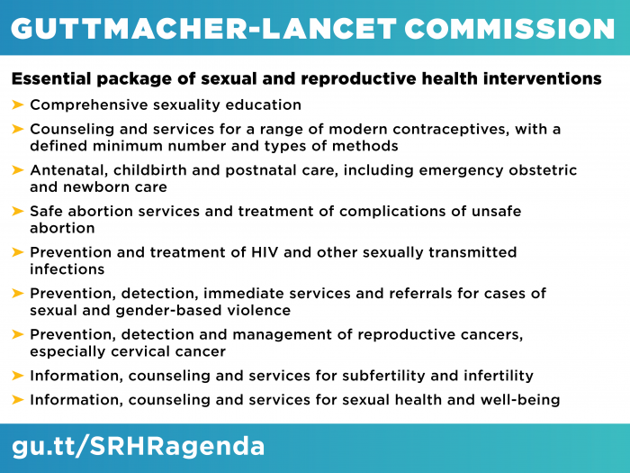 Image: Guttmacher Lancet Commission on Abortion (Image Guttmacher on Twitter) 