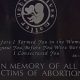 abortion memorial