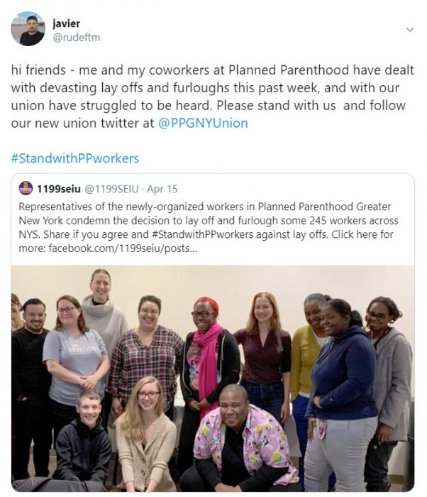 'Not taking care of its workers' Planned Parenthood staff claim COVID