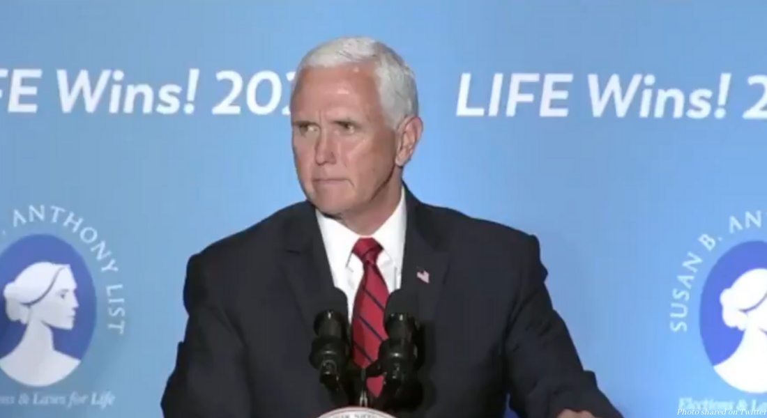 mike pence tweet cabinet supporters of life
