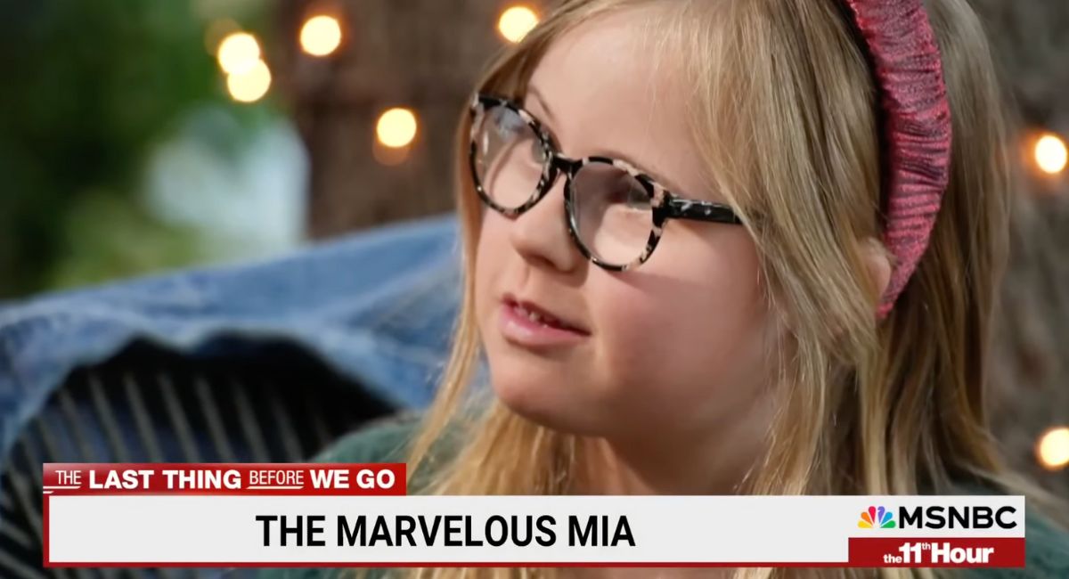 actress, Mia, Christmas movie, Down syndrome