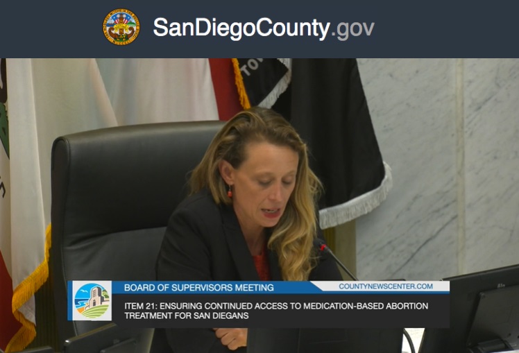 San Diego County Supervisor Terra Lawson-Remer seeks county stockpile of abortion pills