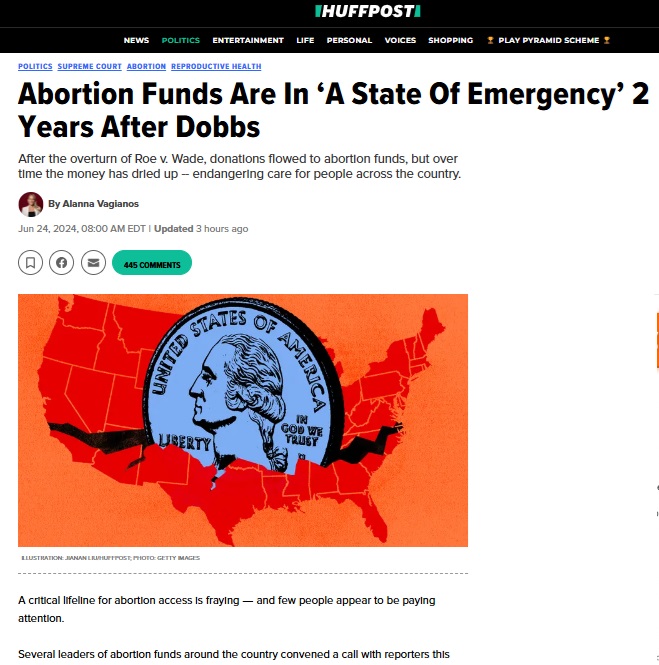 Abortion Funds in State of Emergency Huffington Post