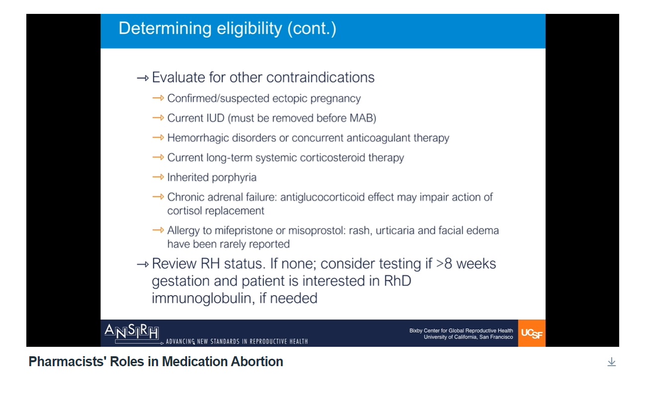 RH Negative ANSIRH screen in pharmacy class provided by Grossman