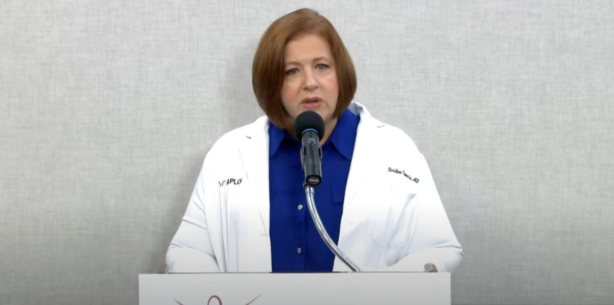 Dr. Christina Francis (Women's Healthcare Declaration press conference)