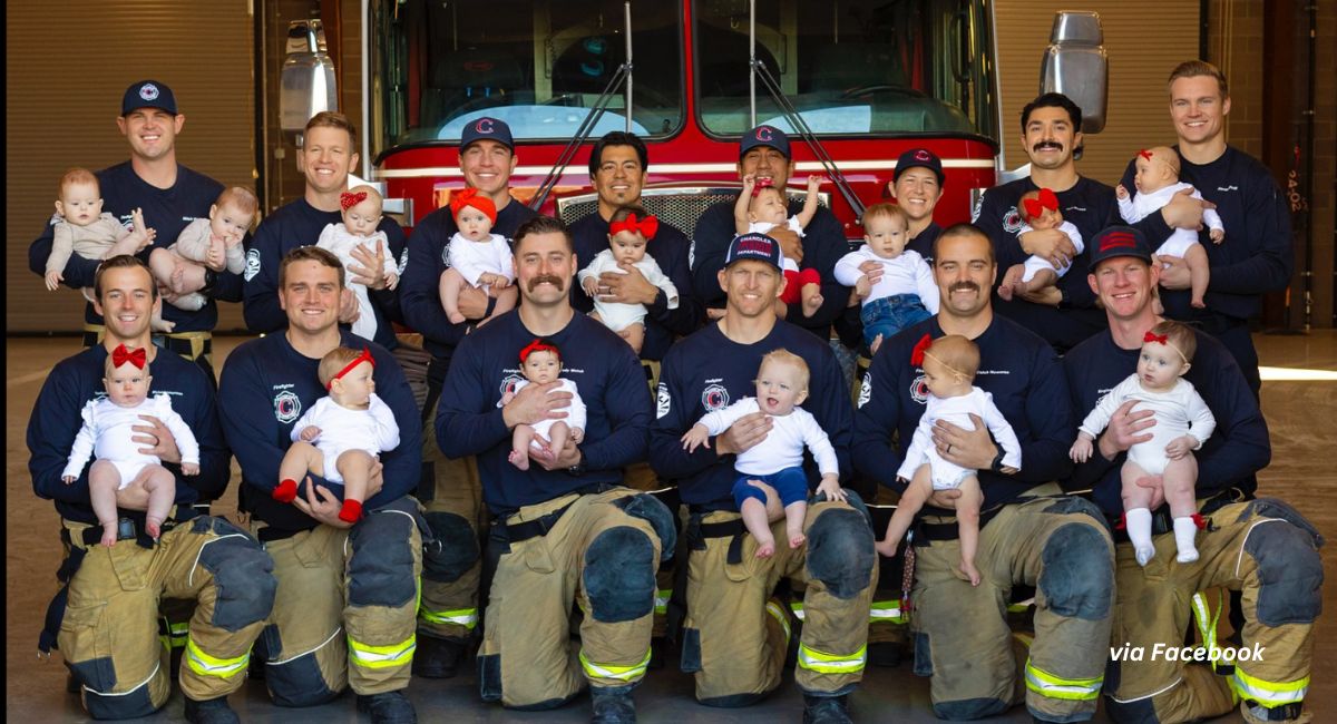 firefighters, newborns, babyboom