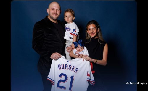 Texas Rangers player honors daughter with Down syndrome by choosing ’21’ jersey number