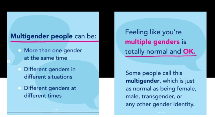 Planned Parenthood on being multigender